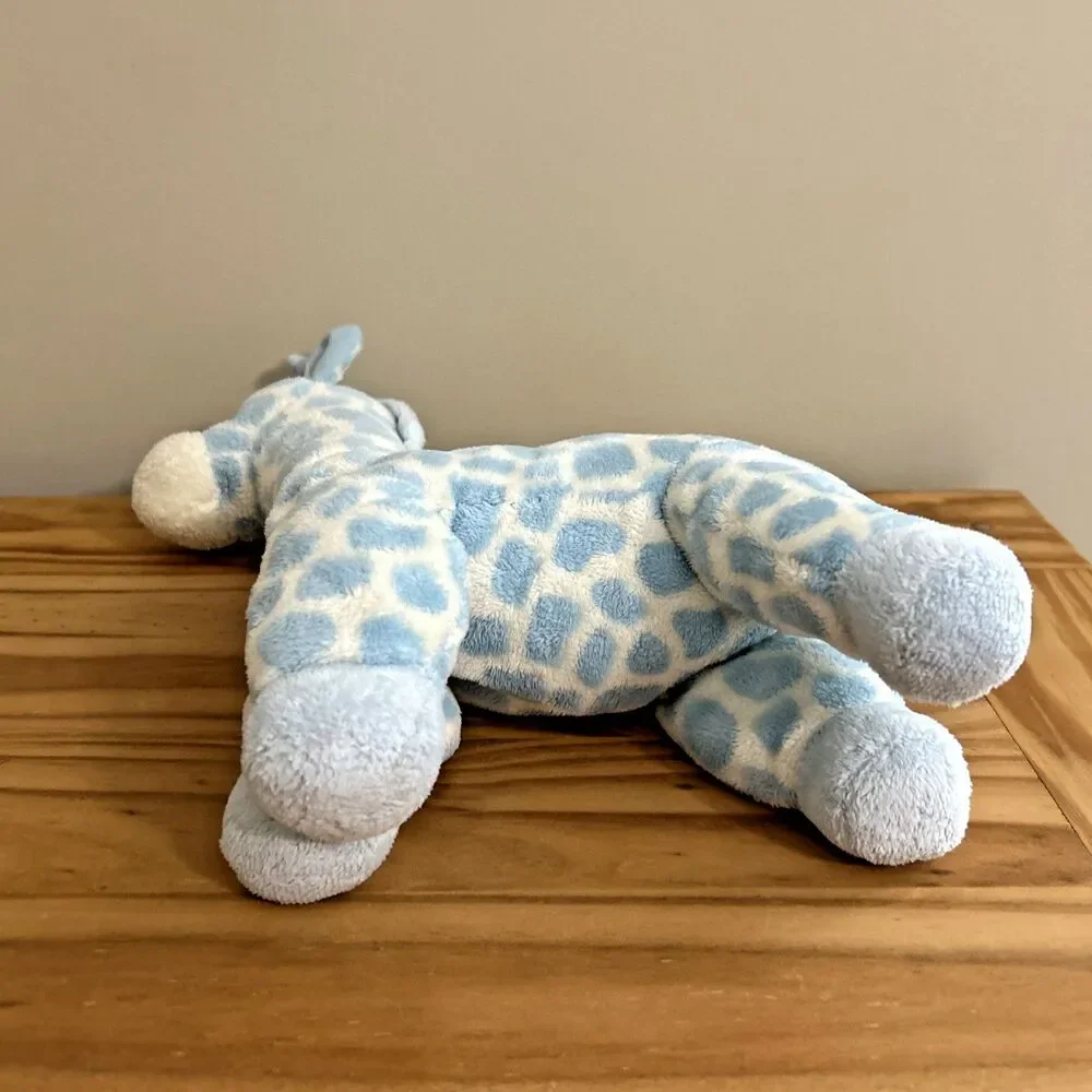 Aurora Baby Blue Giraffe Plush Soft Toy Stuffed Animal 12